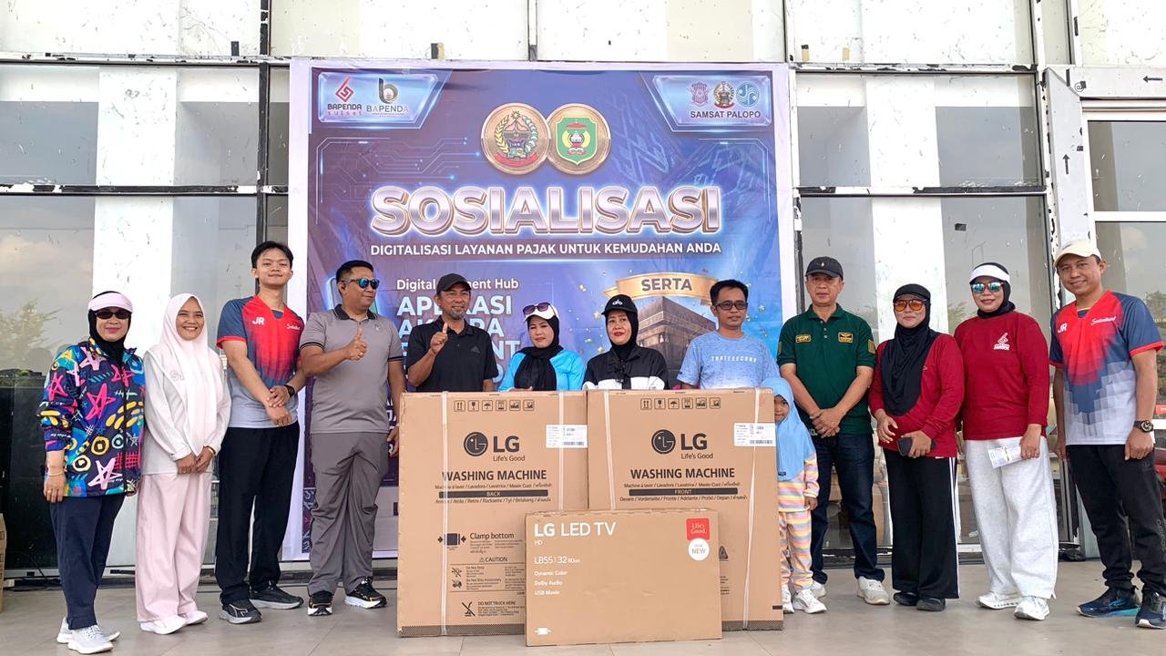 Apresiasi Kepada Wajib Pajak Patuh, Jasa Raharja Berkolaborasi dengan Bapenda Provinsi Dan Samsat Kota Palopo Serahkan Hadiah Gebyar Pendapatan Tahap I dan Sembako Kepada Masyarakat yang Tertib Bayar Pajak