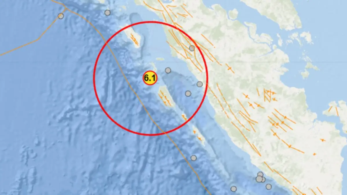 Gempa M6,1 Guncang Nias Selatan, BMKG Sebut Dipicu Aktivitas Subduksi Gempa M6,1 Guncang Nias Selatan, BMKG Sebut Dipicu Aktivitas Subduksi