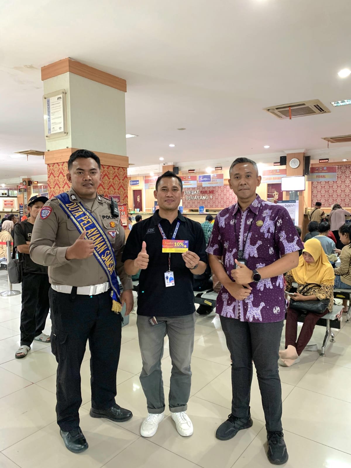 Samsat Semarang I Perkuat Sinergi dengan Planet Ban dan Sosialisasikan Aplikasi Jasfren