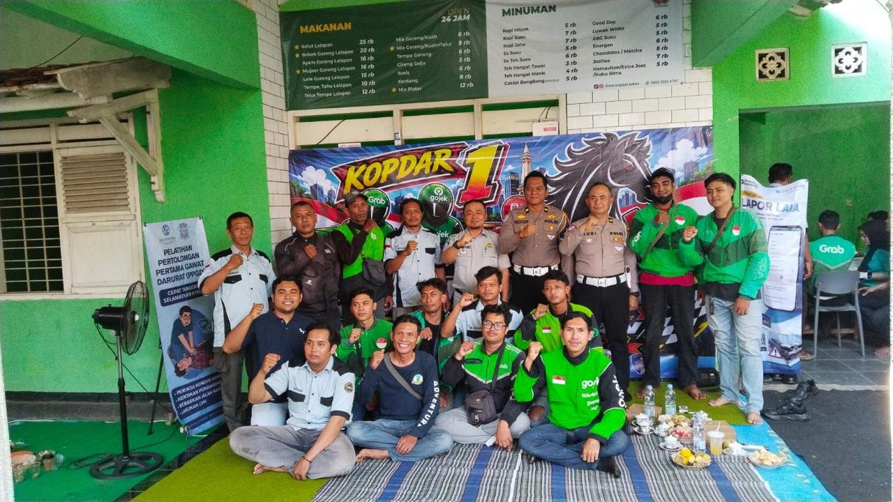 Jasa Raharja Perkuat Keselamatan Pengemudi Ojek Online melalui MUKL dan PPGD