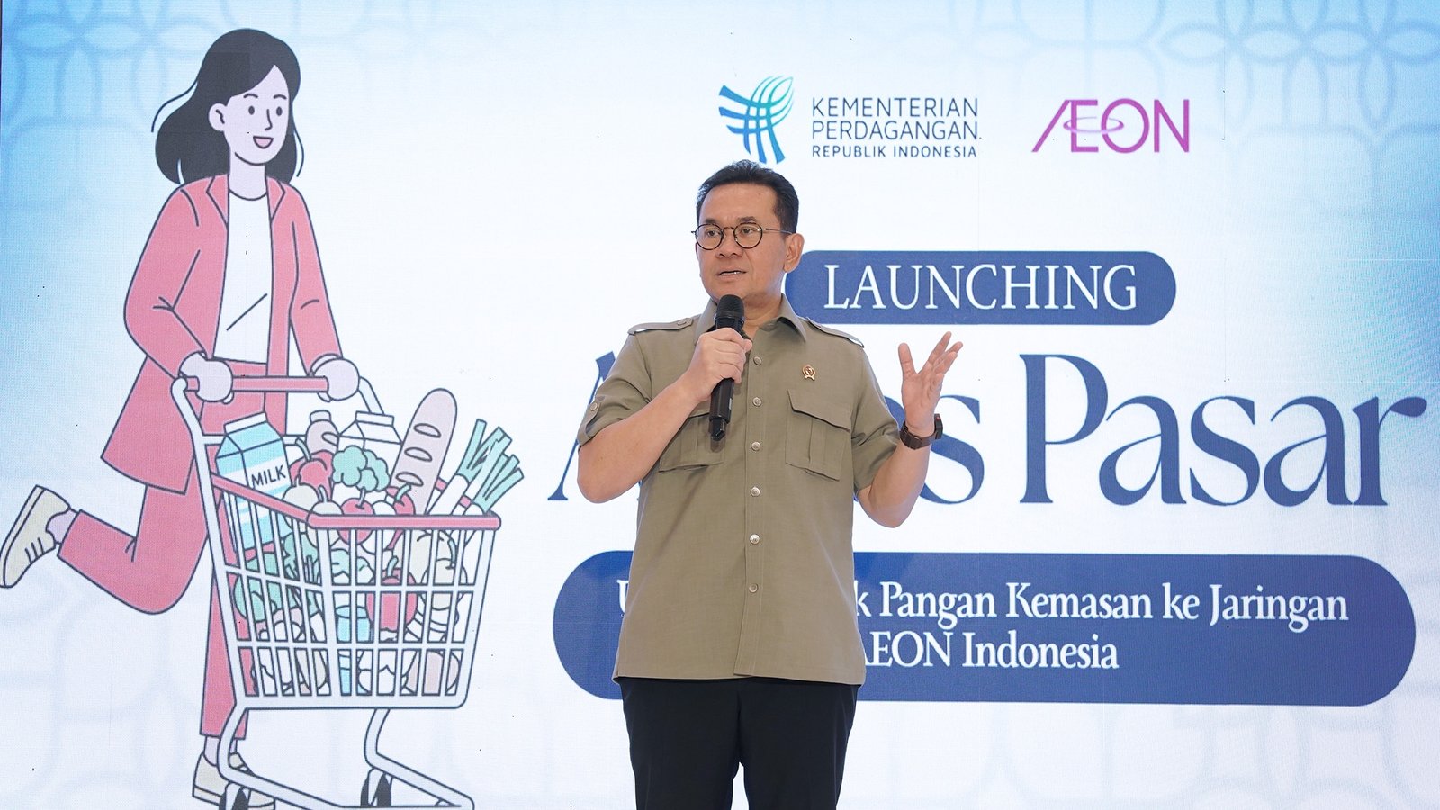 10 Produk UMKM Pangan Binaan Kemendag Masuk Jaringan Ritel AEON