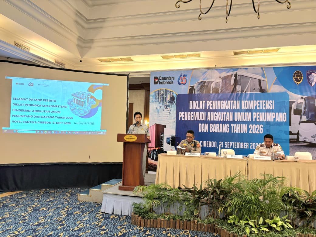 Tingkatkan Kompetensi dan Keselamatan, PT Jasa Raharja (Persero) Cabang Cirebon Gelar Diklat Pengemudi Angkutan Umum Penumpang dan Barang Tahun 2026
