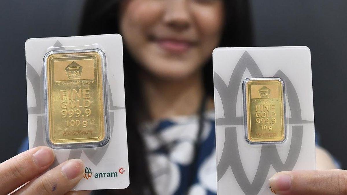 Harga Emas Antam Naik Rp15.000 Jadi Rp2,638 Juta per Gram