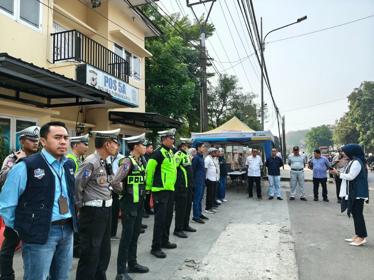 Jasa Raharja Dukung Operasi Pemeriksaan Pajak Kendaraan Bermotor di Pospol Ciganea, Dorong Kepatuhan Pajak dan Permudah Pembayaran di Lokasi