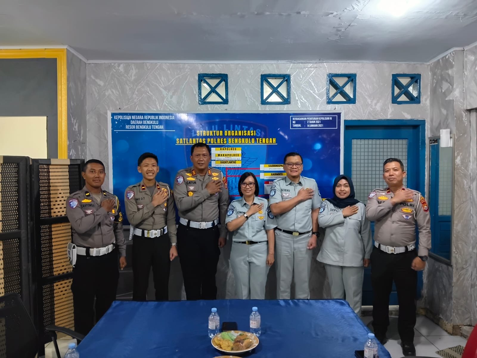 Perkuat Koordinasi Keselamatan Lalu Lintas, PT Jasa Raharja (Persero) Bengkulu Kunjungi Polres Bengkulu Tengah