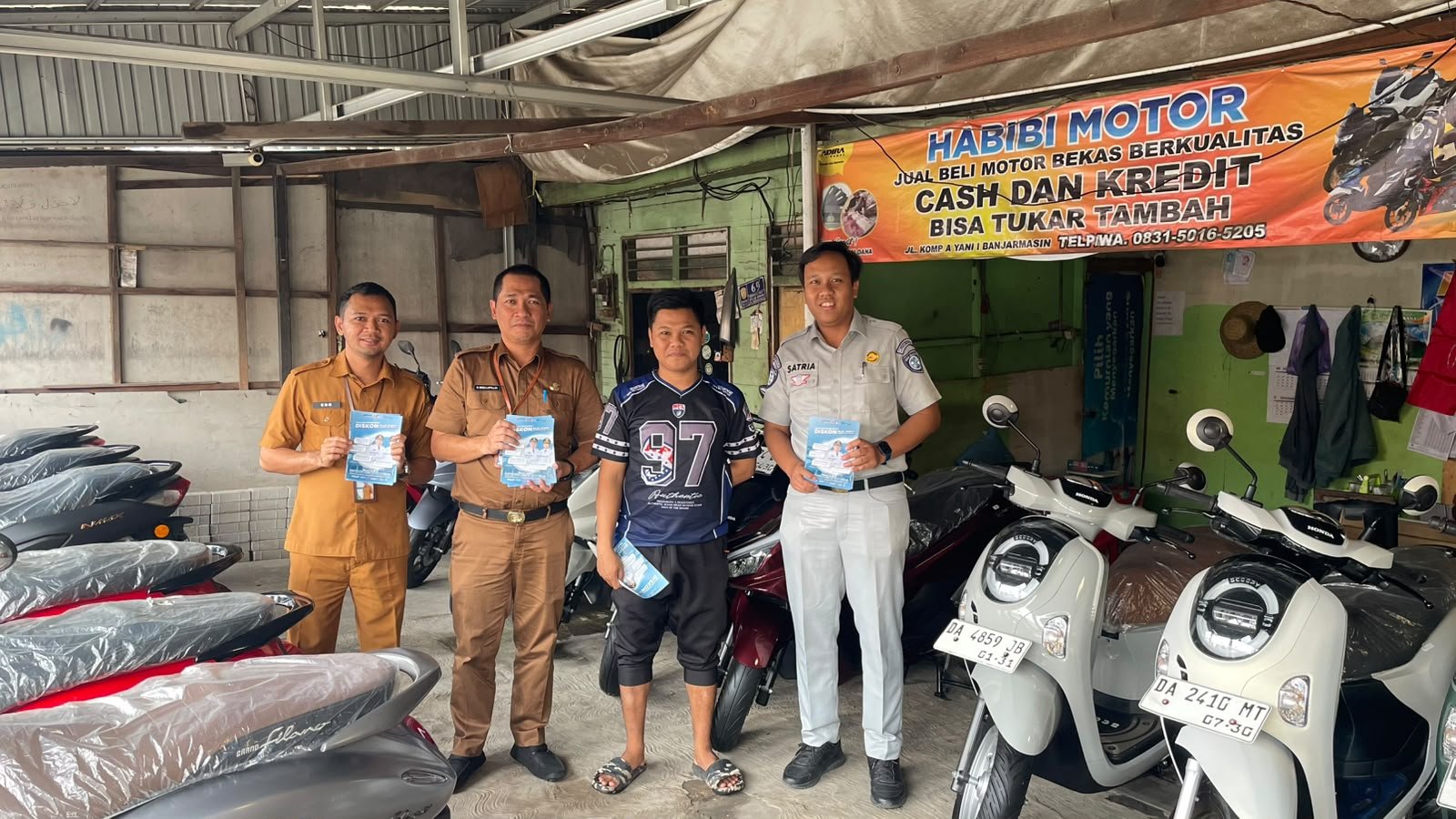 Tim Pembina Samsat Banjarmasin I Perluas Jangkauan SIGAP, Sasar Dealer Motor Bekas