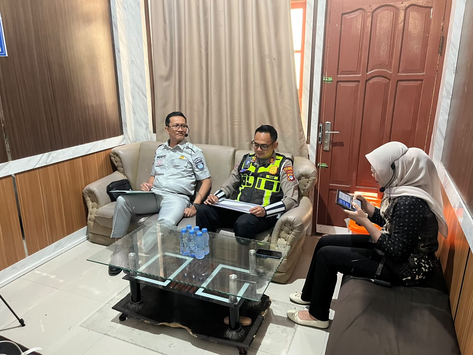 Jasa Raharja Perkuat Edukasi Keselamatan Lalu Lintas Lewat Podcast Polres Balangan Bapandir