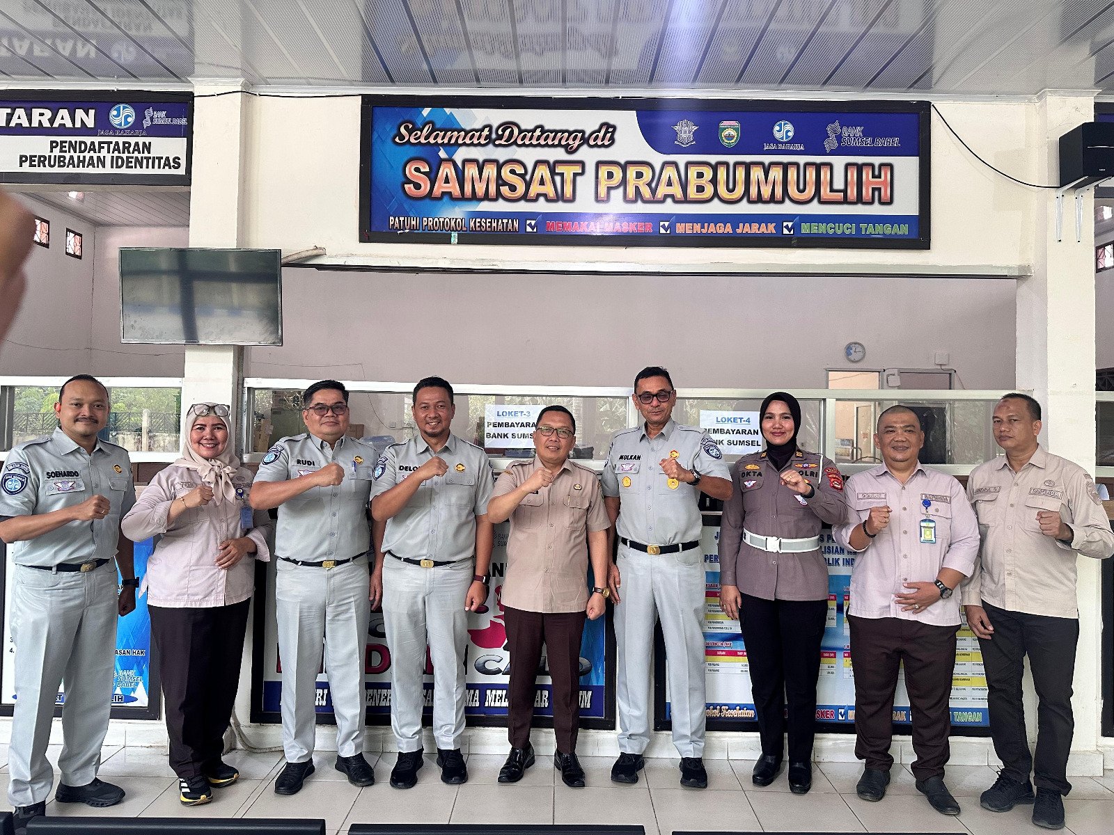 Koordinasi Sinergi Jasa Raharja Dan Samsat Prabumulih Optimalisasi Program Pemutihan PKB