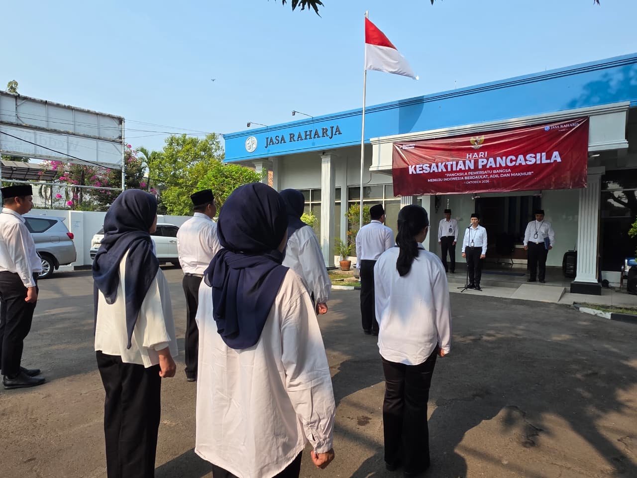 Perkuat Semangat dan Nilai Pancasila, PT Jasa Raharja (Persero) Cabang Cirebon Gelar Upacara Peringatan Hari Kesaktian Pancasila
