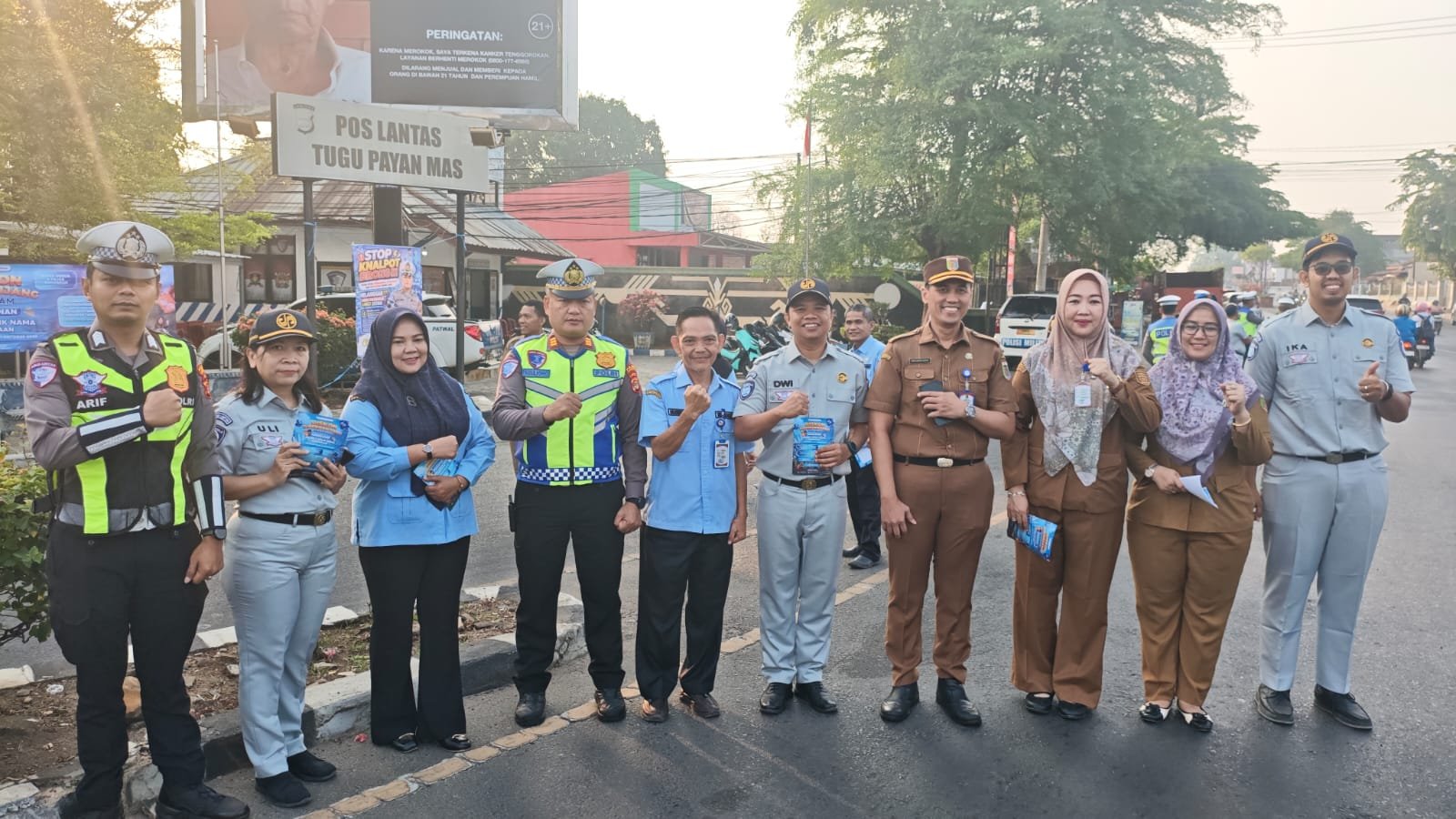 Jasa Raharja Kotabumi Perkuat Sinergi melalui Operasi Gabungan dan Sosialisasi Pajak