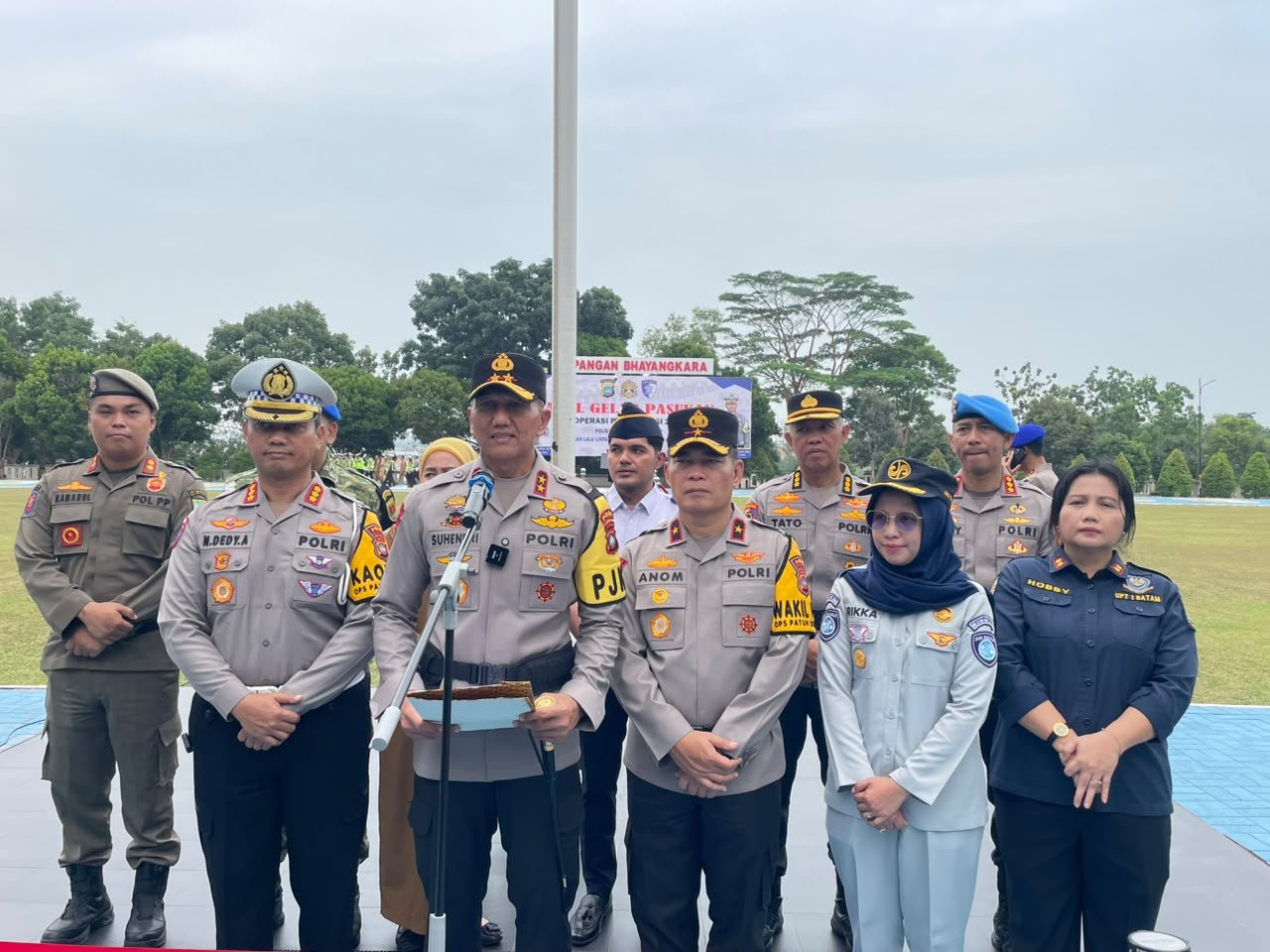Jasa Raharja Kepri Hadiri Apel Gelar Pasukan Operasi Patuh Seligi 2026, Perkuat Sinergi Keselamatan Lalu Lintas Jasa Raharja Kepri Hadiri Apel Gelar Pasukan Operasi Patuh Seligi 2026, Perkuat Sinergi Keselamatan Lalu Lintas